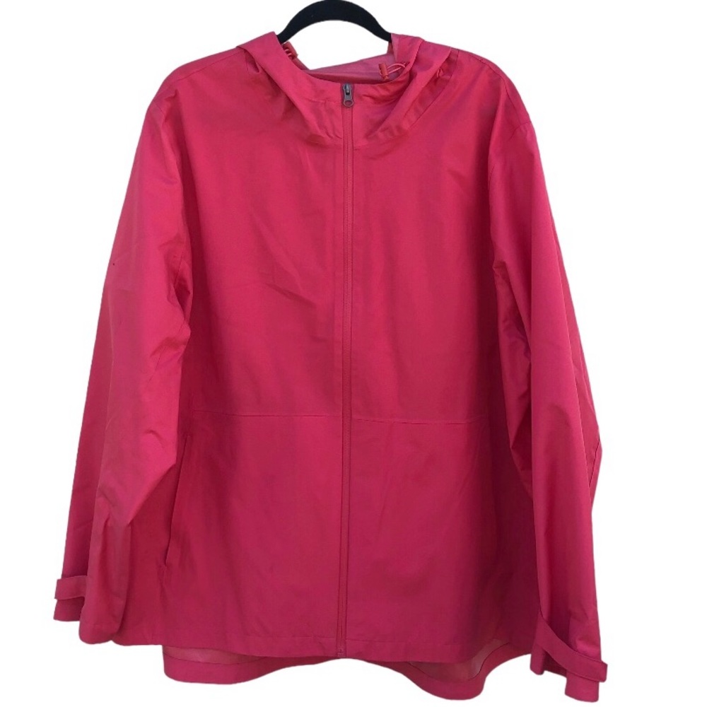 Time Tru Pink Rain Coat Jacket 3X